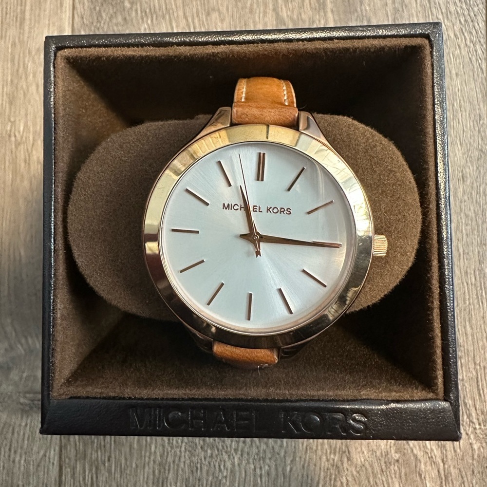 Michael Kors Leather Watch